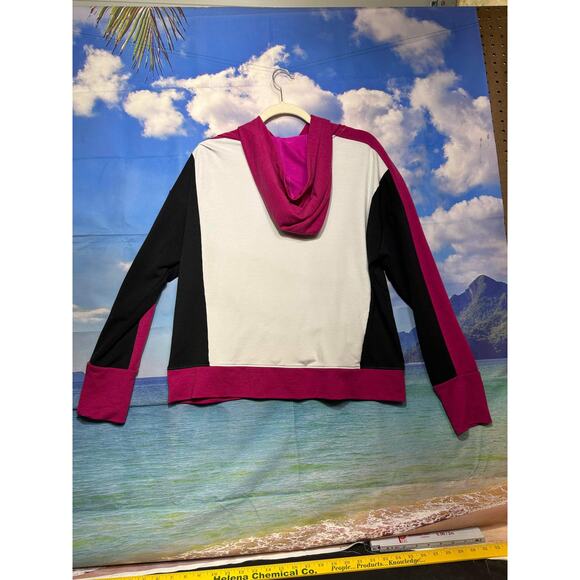 Women's Under Armour Crop Hoodie Sweatshirt Size Large Exc Condition - Picture 2 of 3